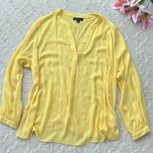 INC International Concepts Yellow Blouse